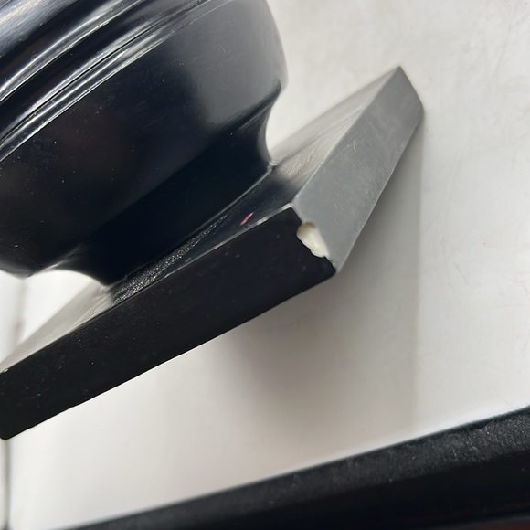 Vintage Japanese Yoga Soccer Woman Red Black Decor Figurine Statue - Picture 11 of 16